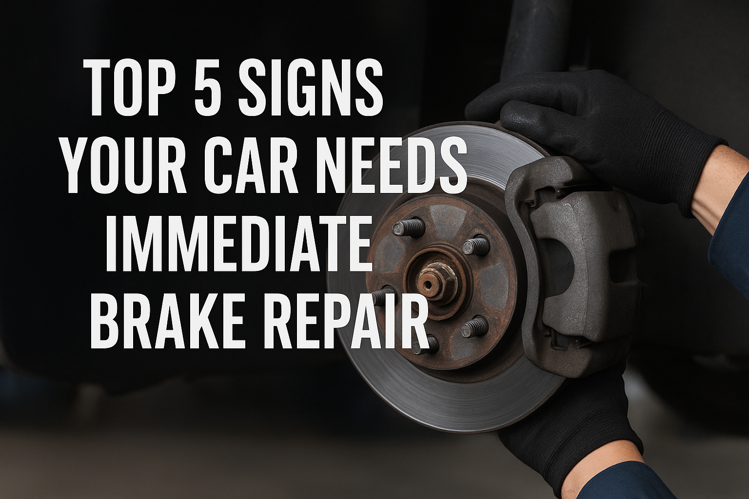 Top 5 Signs Your Car Needs Immediate Brake Repair